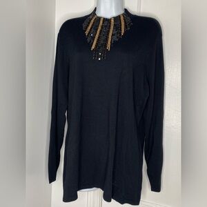 REBA XL Black Sweater